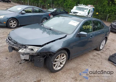 2012 Ford Fusion Sel z USA, uszkodzony, nr VIN 3FAHP0JA4CR289383